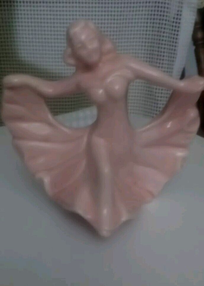  Walker Potteries 1940's Pink Dancing Lady