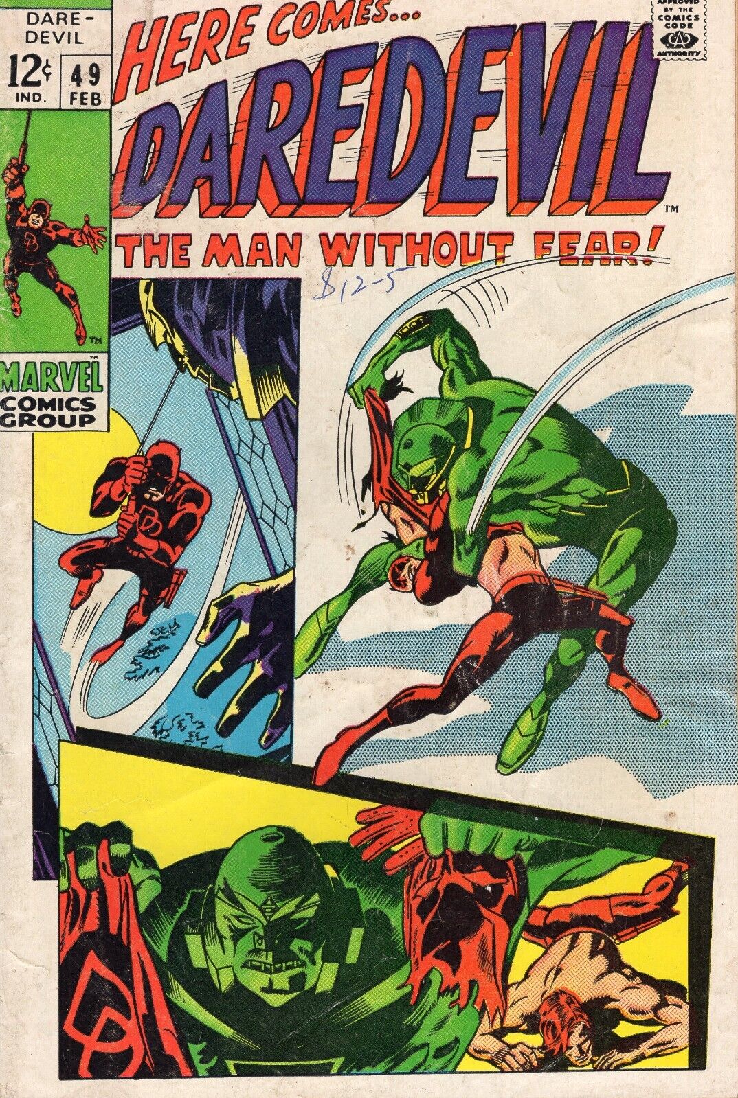 Daredevil #49 VG 1st Appearance of Starr Saxon (Marvel, 1969)