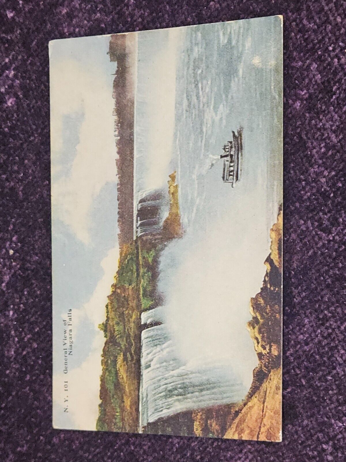 Postcard General View of Niagara Falls North America Post Card