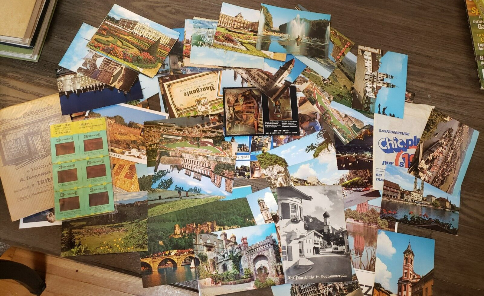 Giant European/International Postcard & Ephemera Lot Vintage/Unique