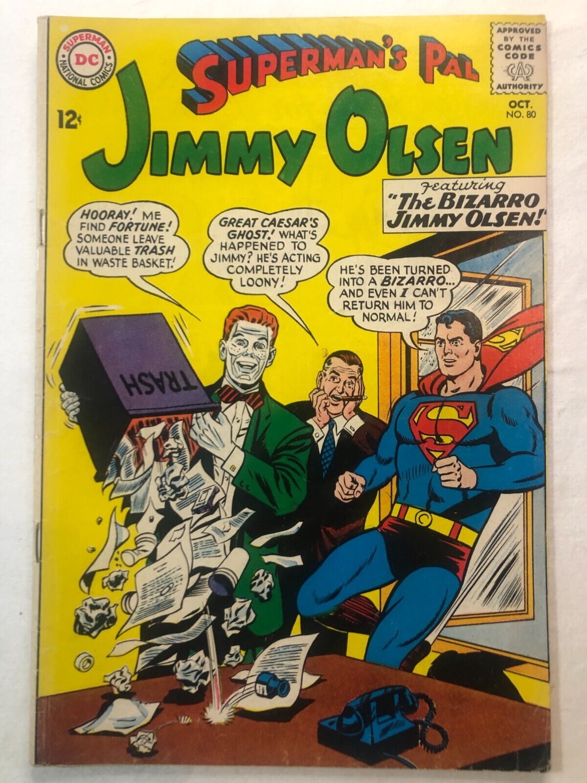 Superman's Pal Jimmy Olsen #80 Oct 1964 Bizarro Vintage Silver Age DC Comics