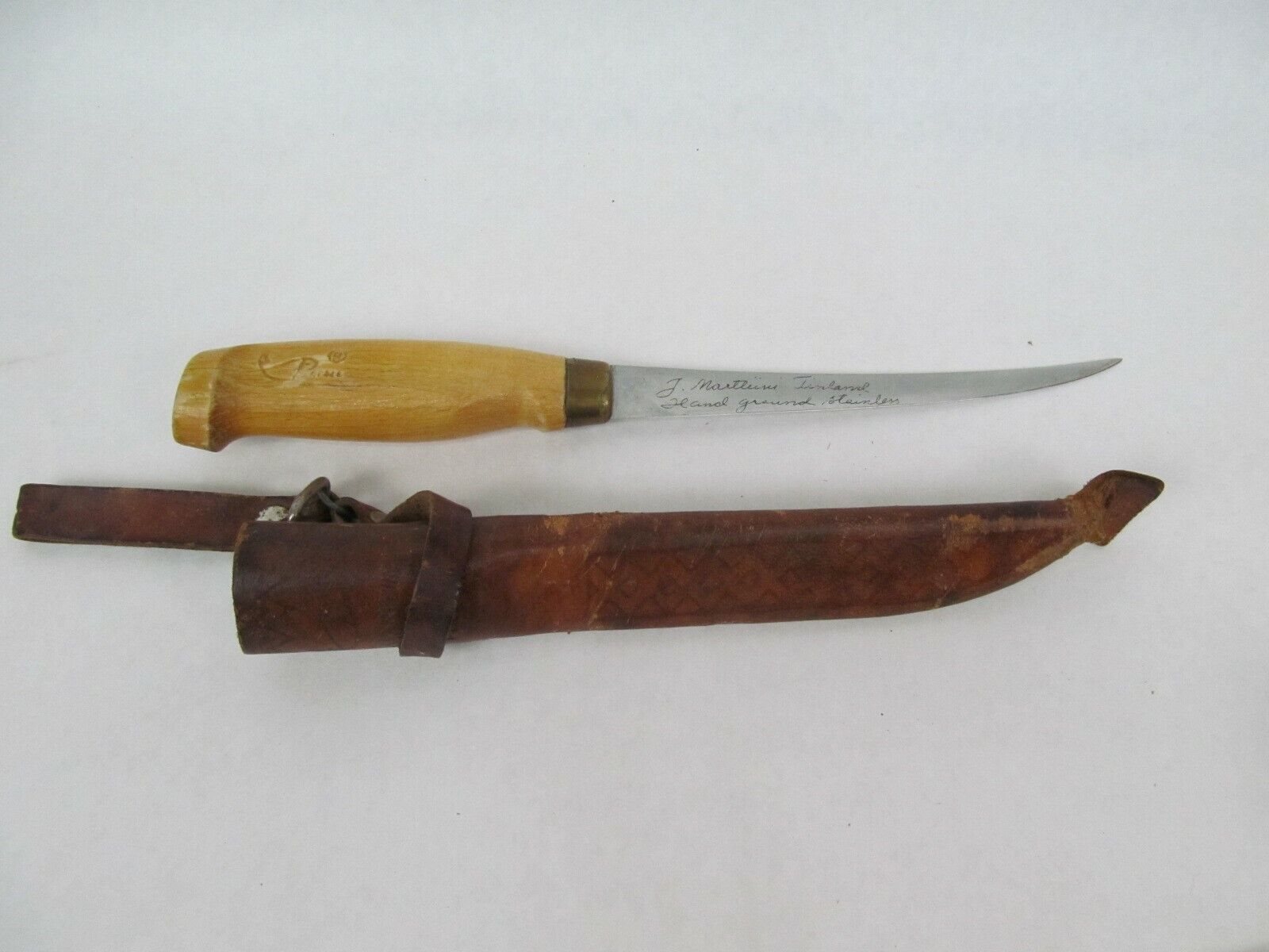 Vintage Rapala J. Marttini Finland Filet Fishing Knife (about 6” blade)