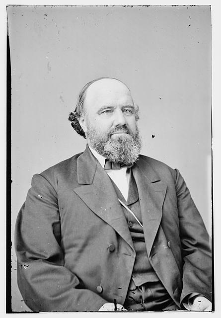 Photo:Honorable Samuel C Pomeroy,portrait photographs,politicians,1855