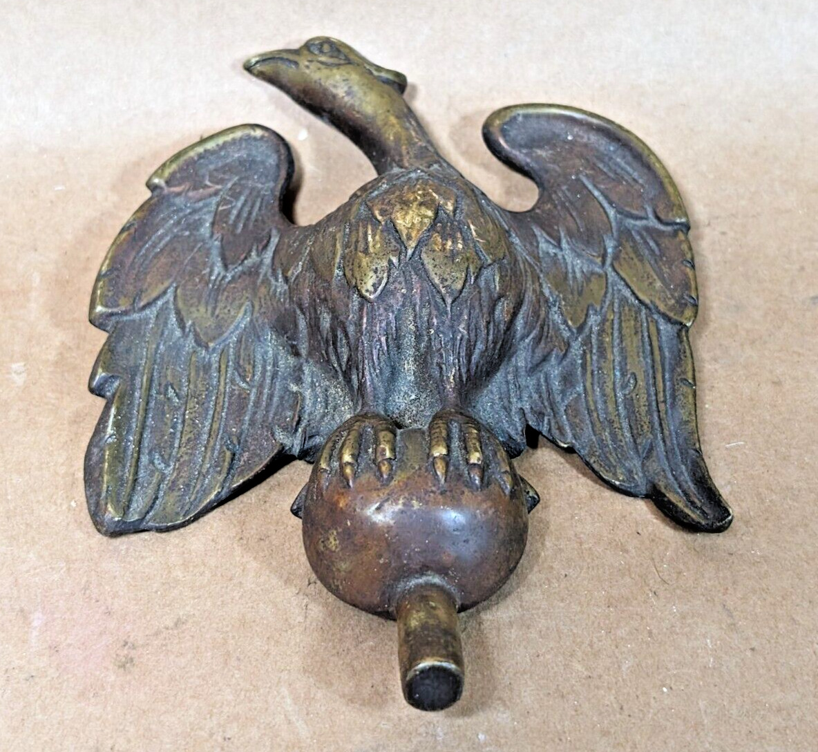 Vintage Bronze Brass Eagle 5\