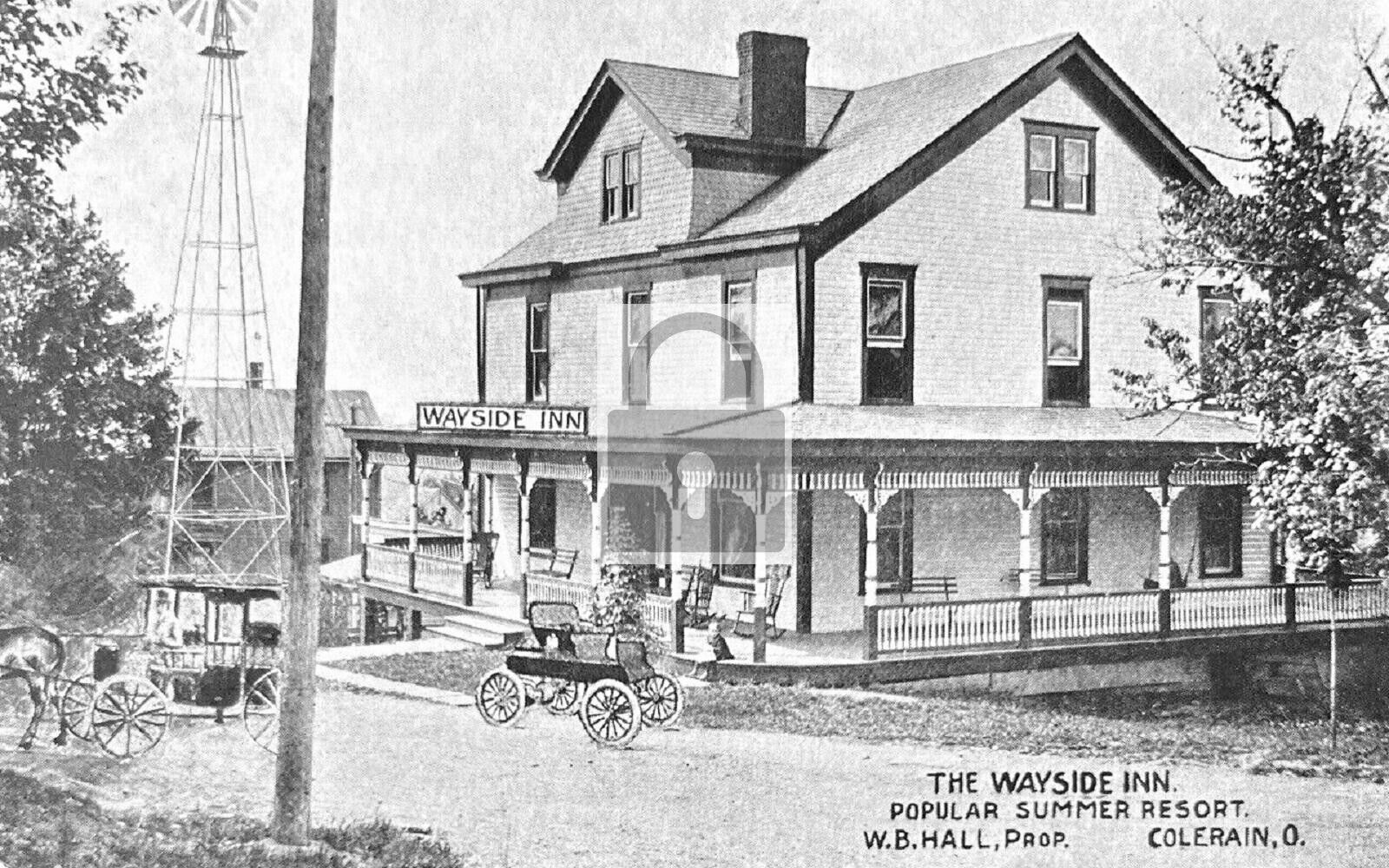The Wayside Inn Hotel Resort Colerain Ohio OH Reprint Postcard