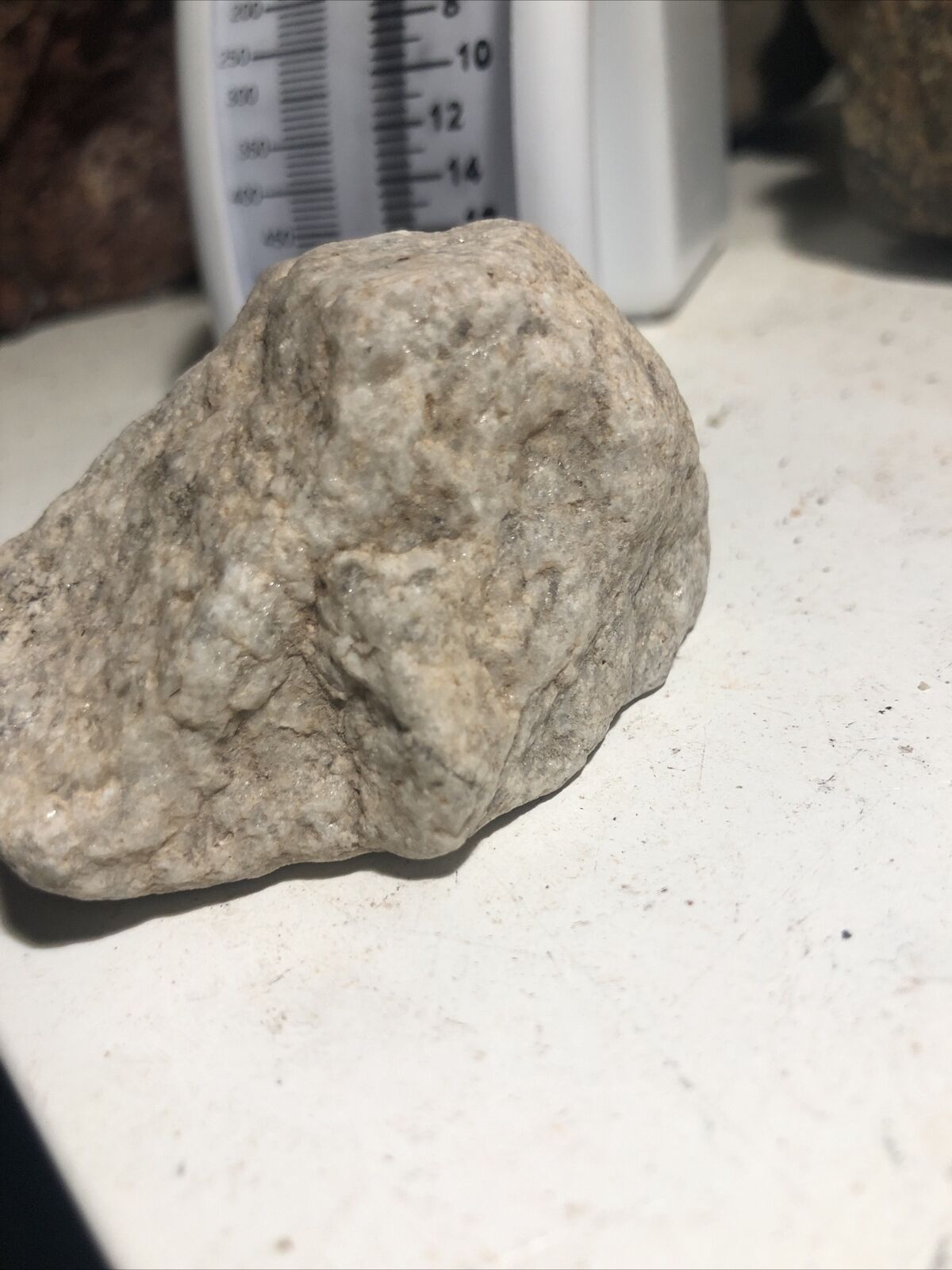 Natural White Granite Rough 84 Grams
