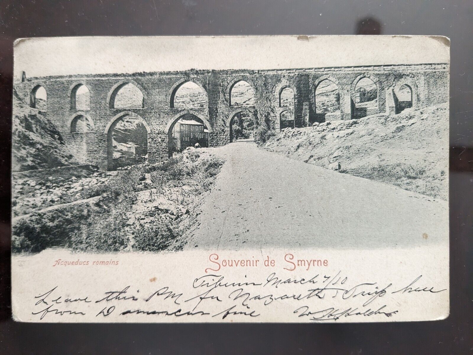 Acqueducs Romains, Souvenir de Smyrne, Turkey - 1910, Rough Edges
