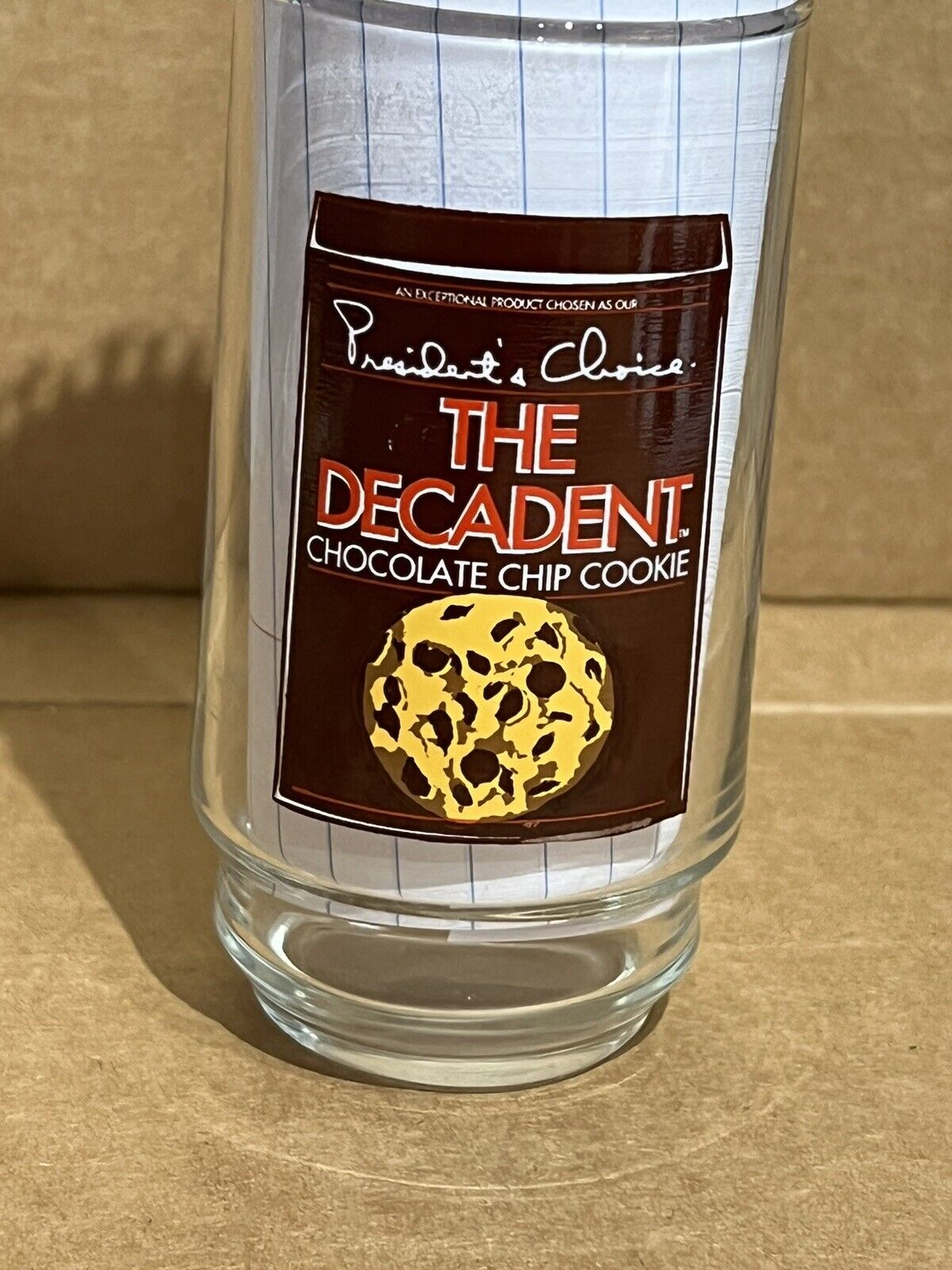 Presidents Choice The Decadent Chocolate Chip Cookie Glass