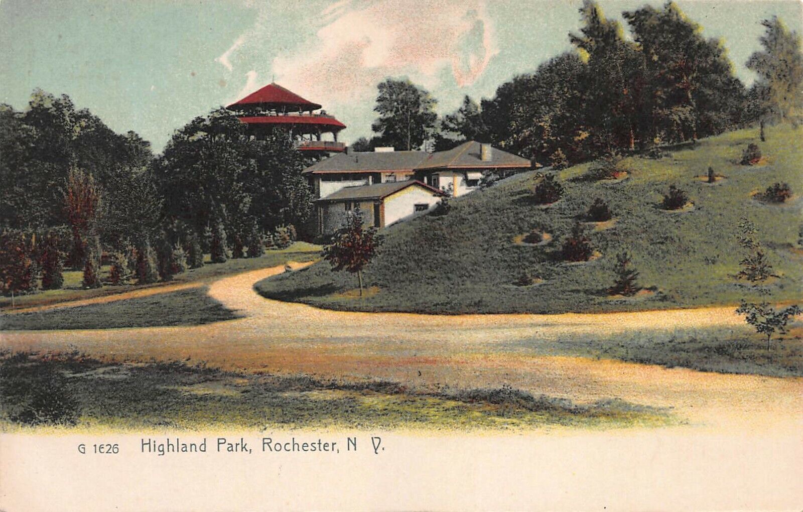 Highland Park, Rochester, New York, Early Postcard, Unused, Rotograph Co.