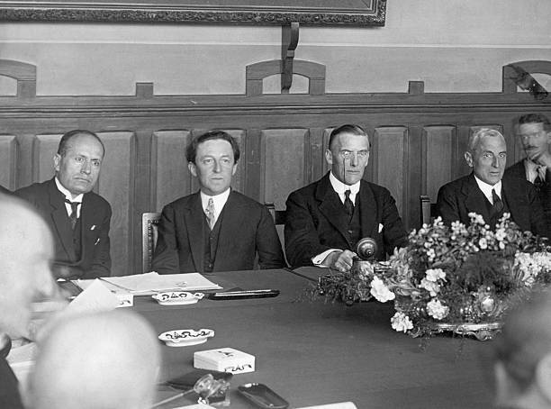 Locarno Switzerland Picture shows the Conference of Locarno Benit - 1925 Photo