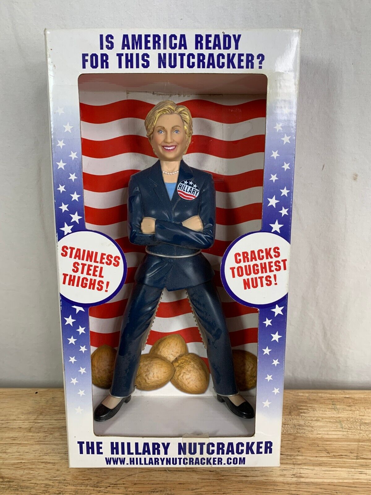 The Hillary Clinton Nutcracker Novelty Political Gag Gift 2007 Eagleview