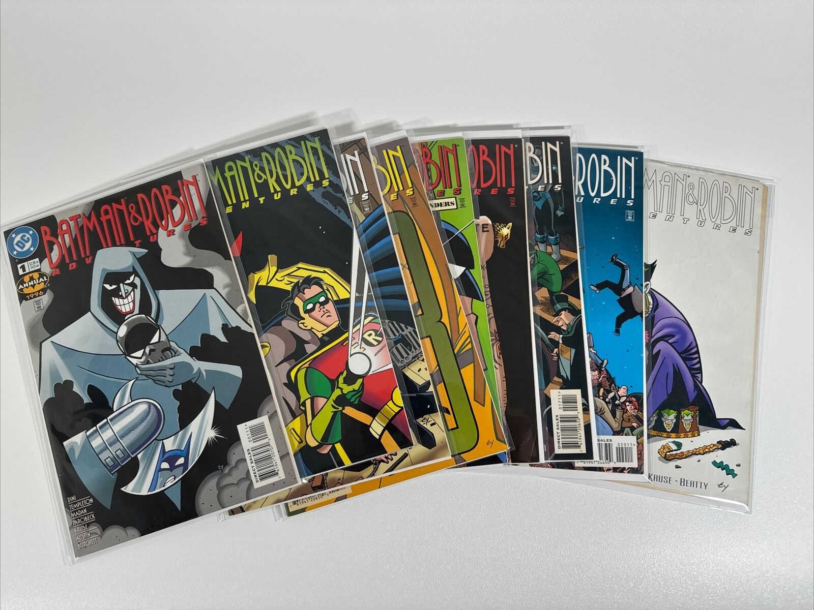 Batman & Robin Adventures Lot Of 9 -DC ‘96/97 - 11 - 15 17 18 20 + Annual 1 READ