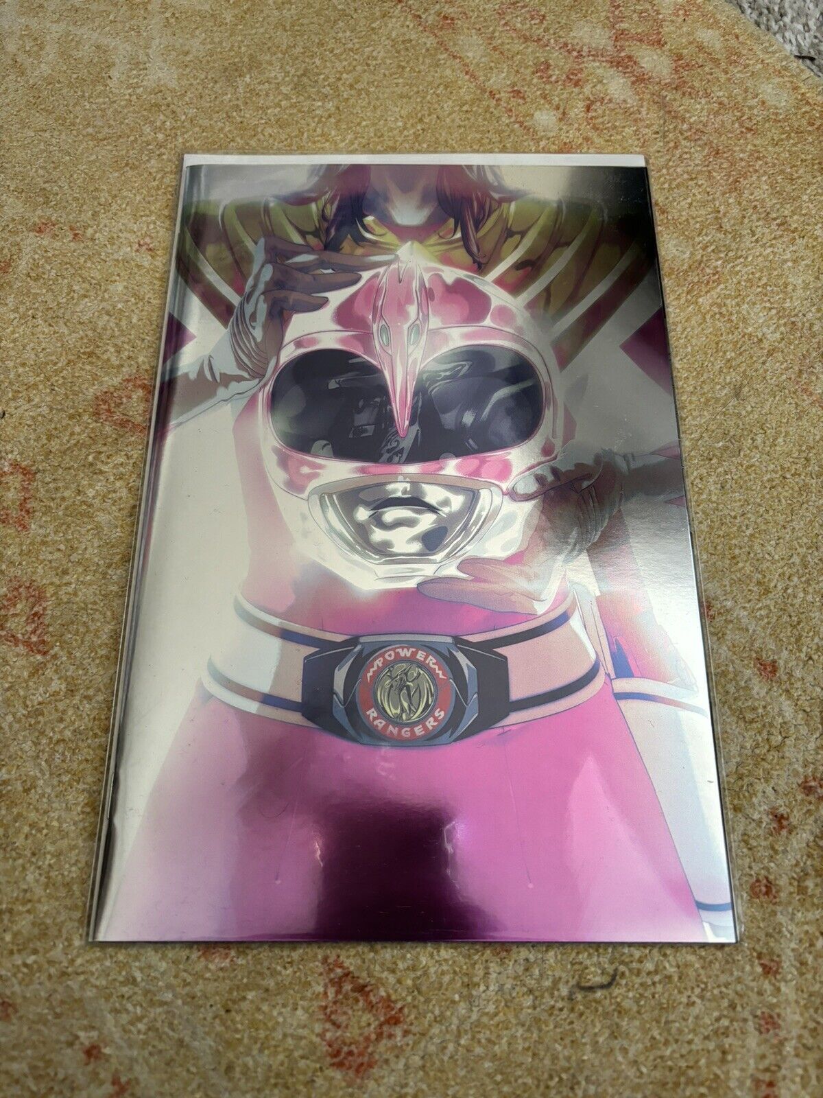 Mighty Morphin Power Rangers #47 Pink Ranger Dragon Shield Foil Variant - New
