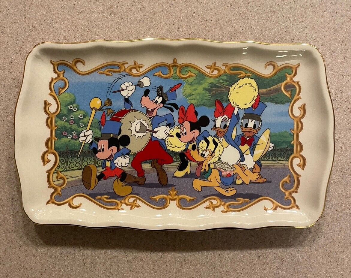 Lenox Disney Animated Classics Fine Porcelain Candy Tray 1999 VTG Mickey Mouse