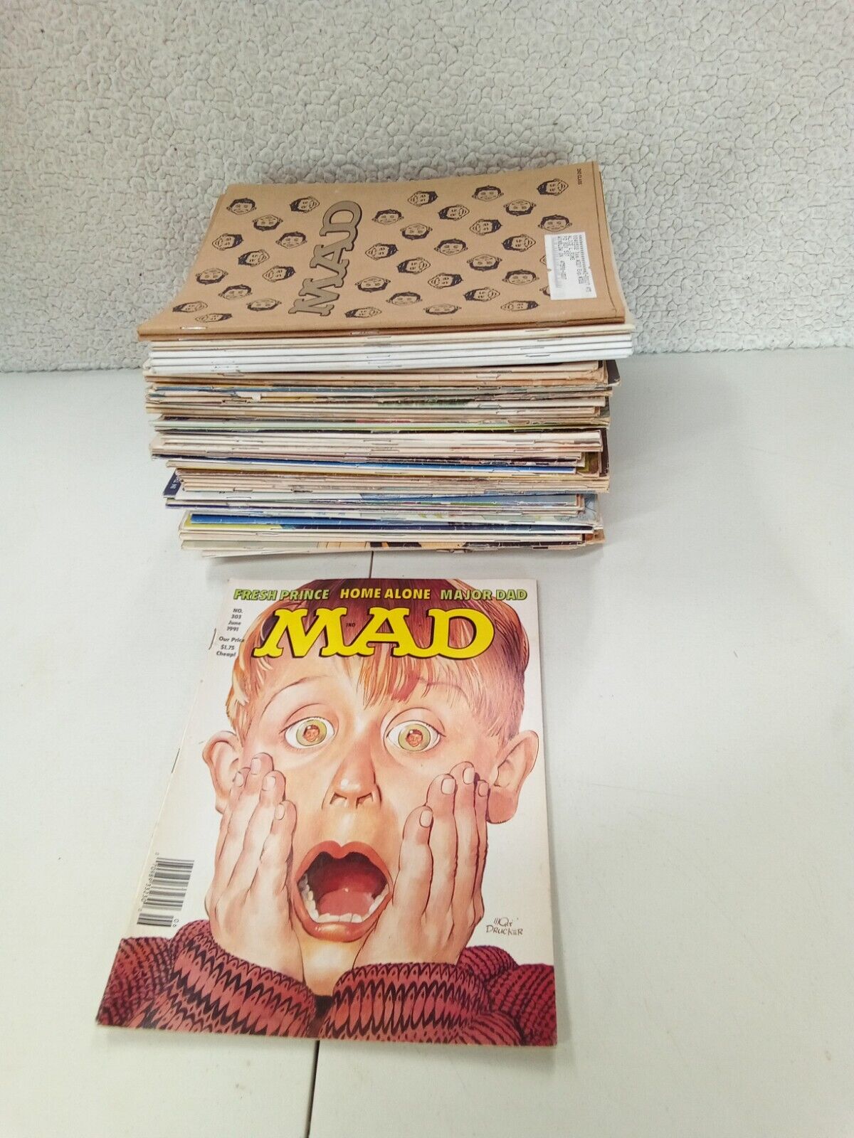 Huge Lot Of 56 Vintage Mad Magazines Ranging From 1960\'s To 1990\'s
