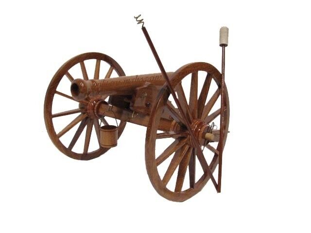 Napoleon 12 Pounder Civil War Cannon Confederate Union Army Wood Wooden Model