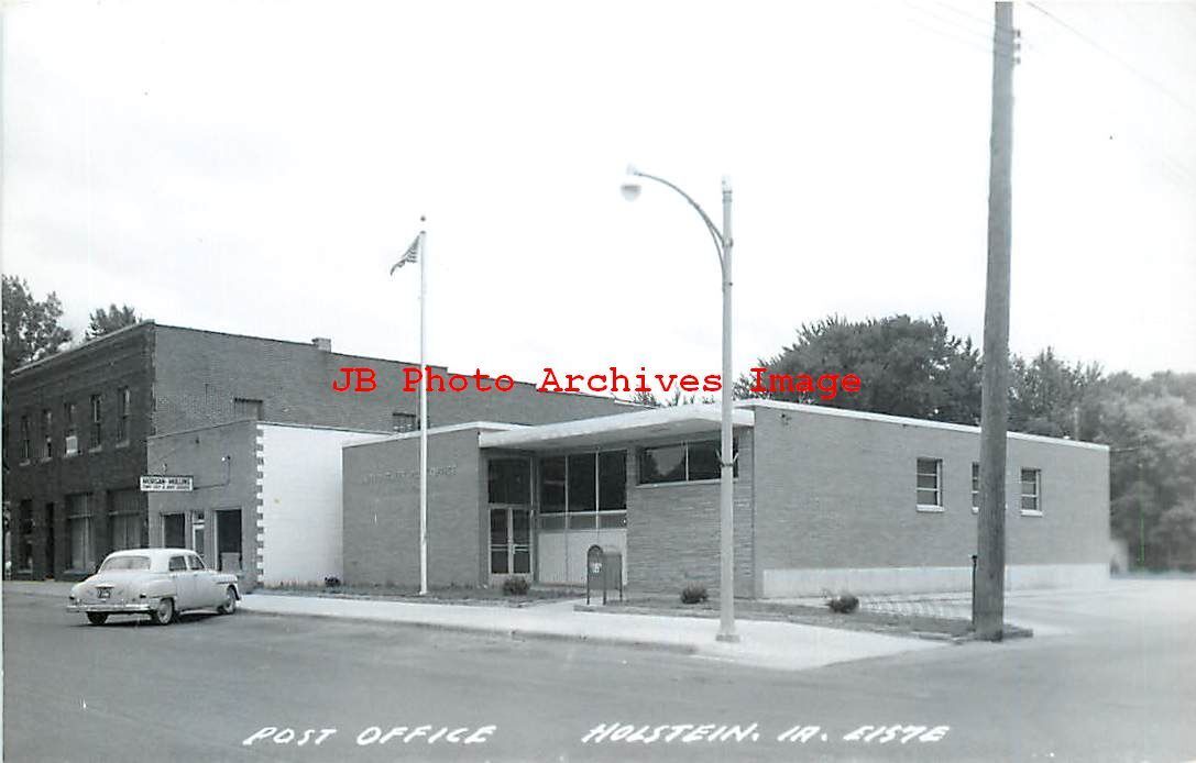 IA, Holstein, Iowa, RPPC, Post Office Building, Exterior, Cook Photo No E157E