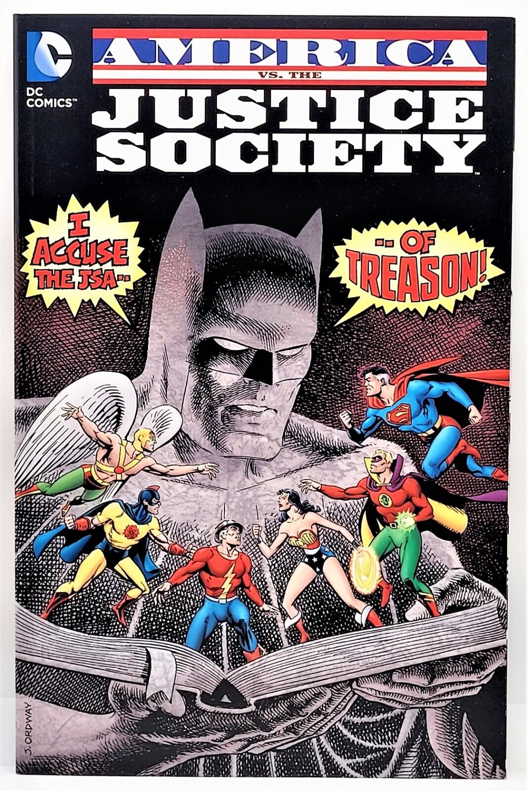 America Vs. The Justice Society Graphic Novel Published By DC Comics - CO4