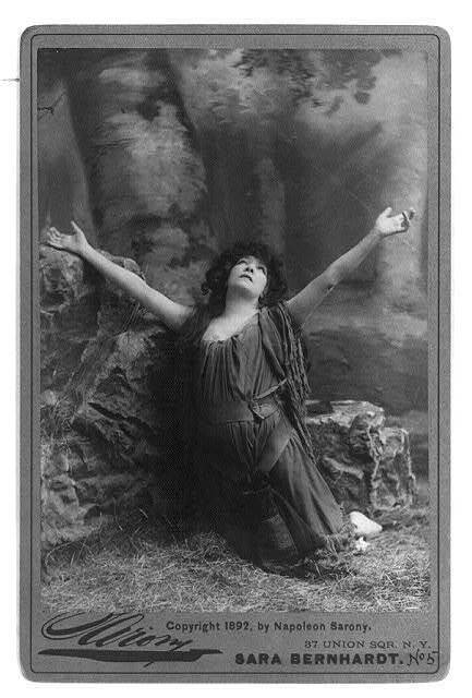 Photo:Sarah Bernhardt,1844-1923,French stage actress,film