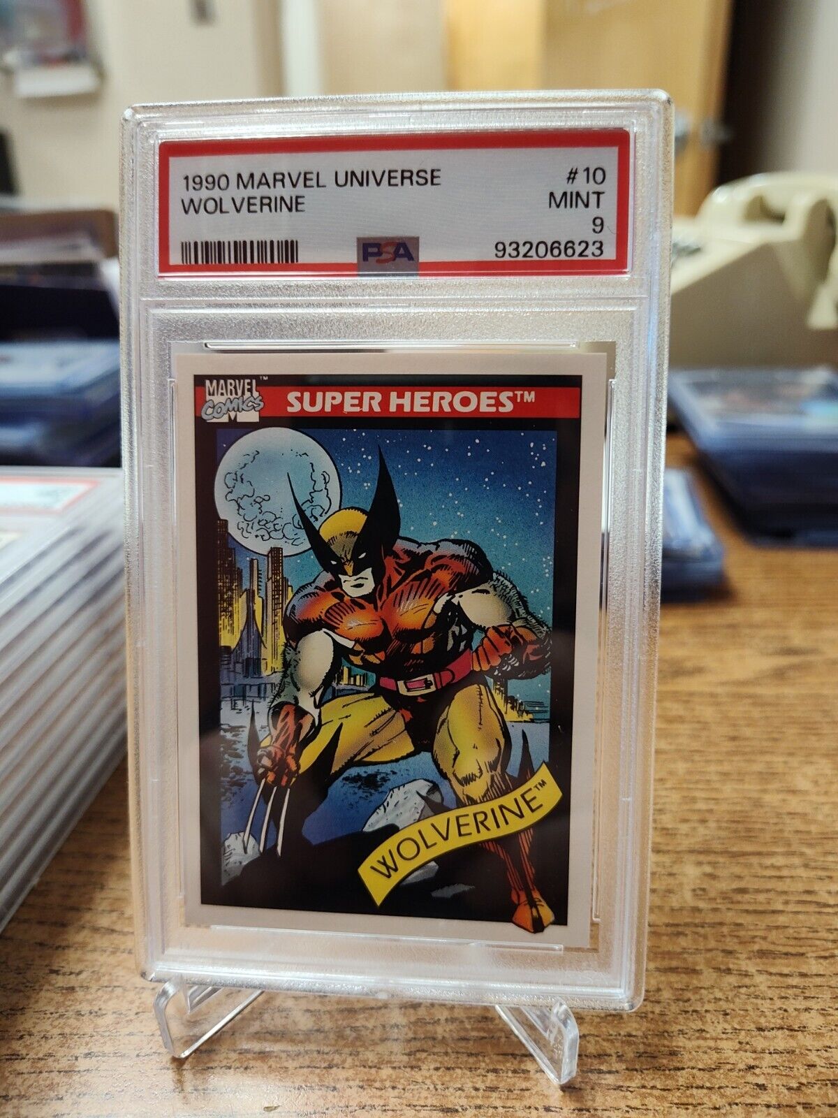 1990 Marvel Universe Wolverine #10 PSA 9 Mint