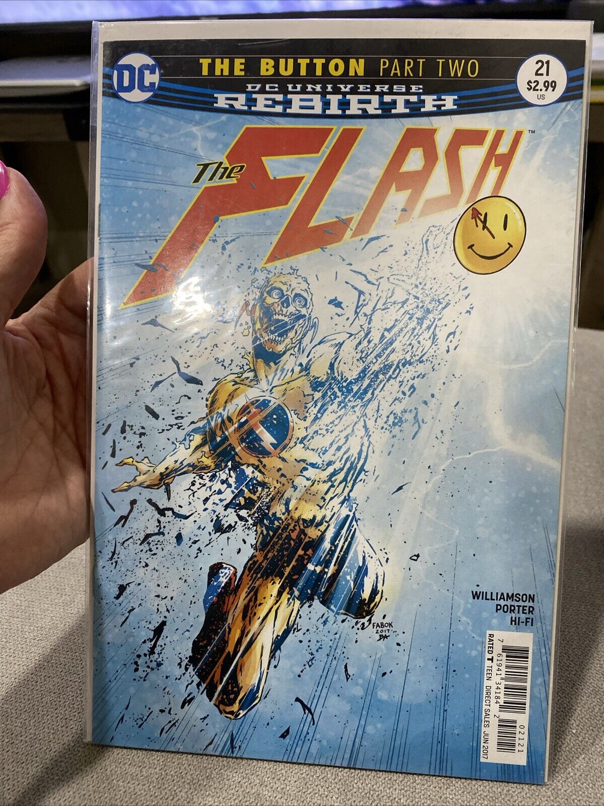 Flash #21 DC Comics Rebirth 2017 Second Print Rare