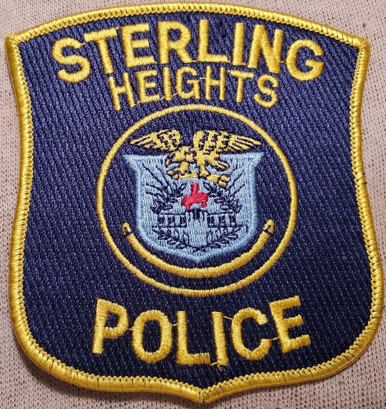 MI Sterling Heights Michigan Police Patch