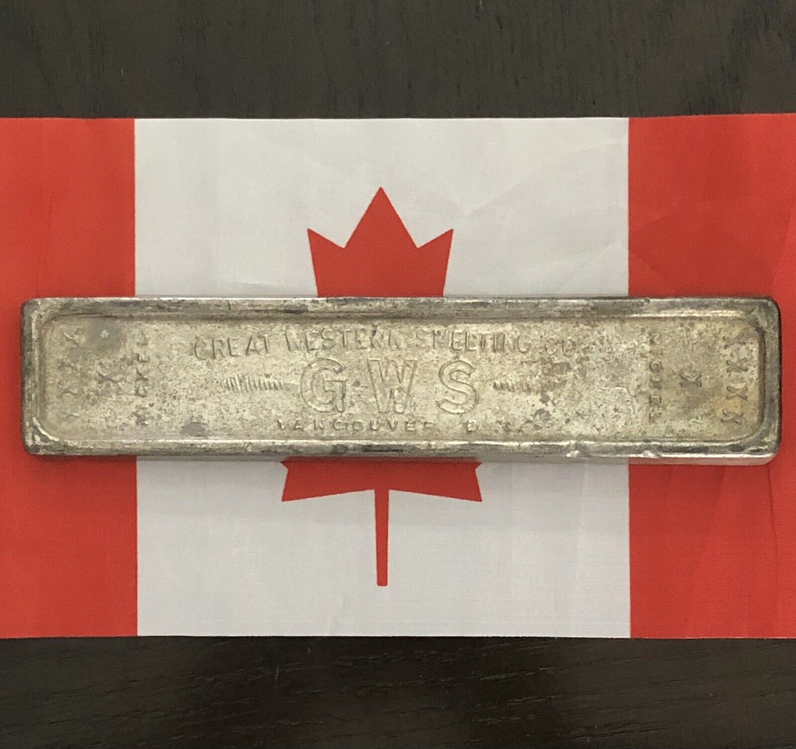 Precious Metal Great Western Smelting Co Vancouver B C Collectable Nickel Ingot