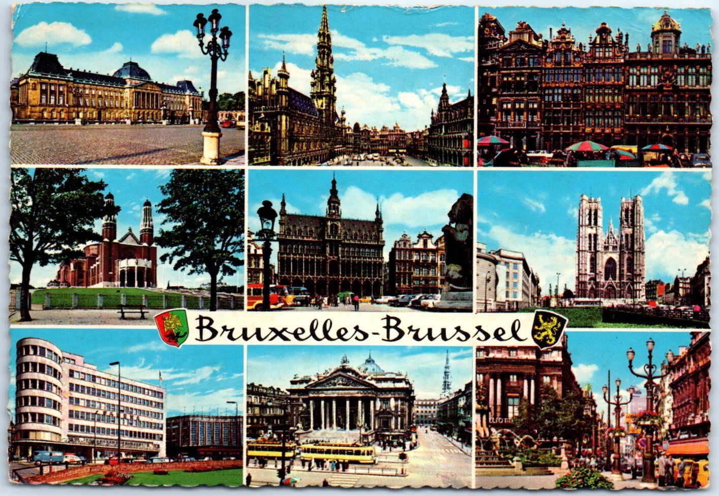 Postcard - Greetings from Brussels, Belgium
