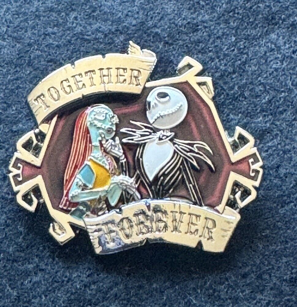 Disney Pin 2023 Jack and Sally Together Forever NBC Nightmare Before Christmas