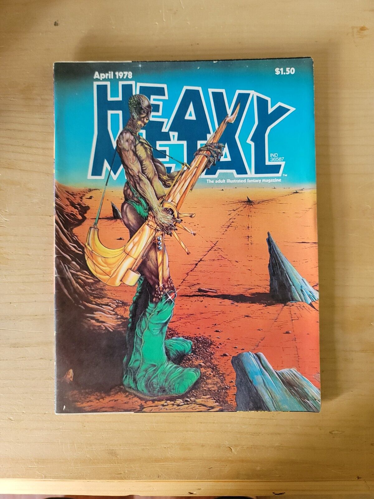 Heavy Metal Magazine Vintage April 1978 Volume 1 No. 13