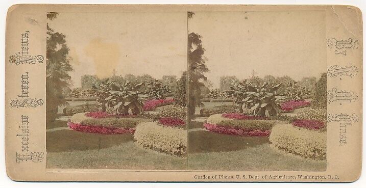 WASHINGTON DC SV - Agriculture Gardens - Wm Chase 1880s