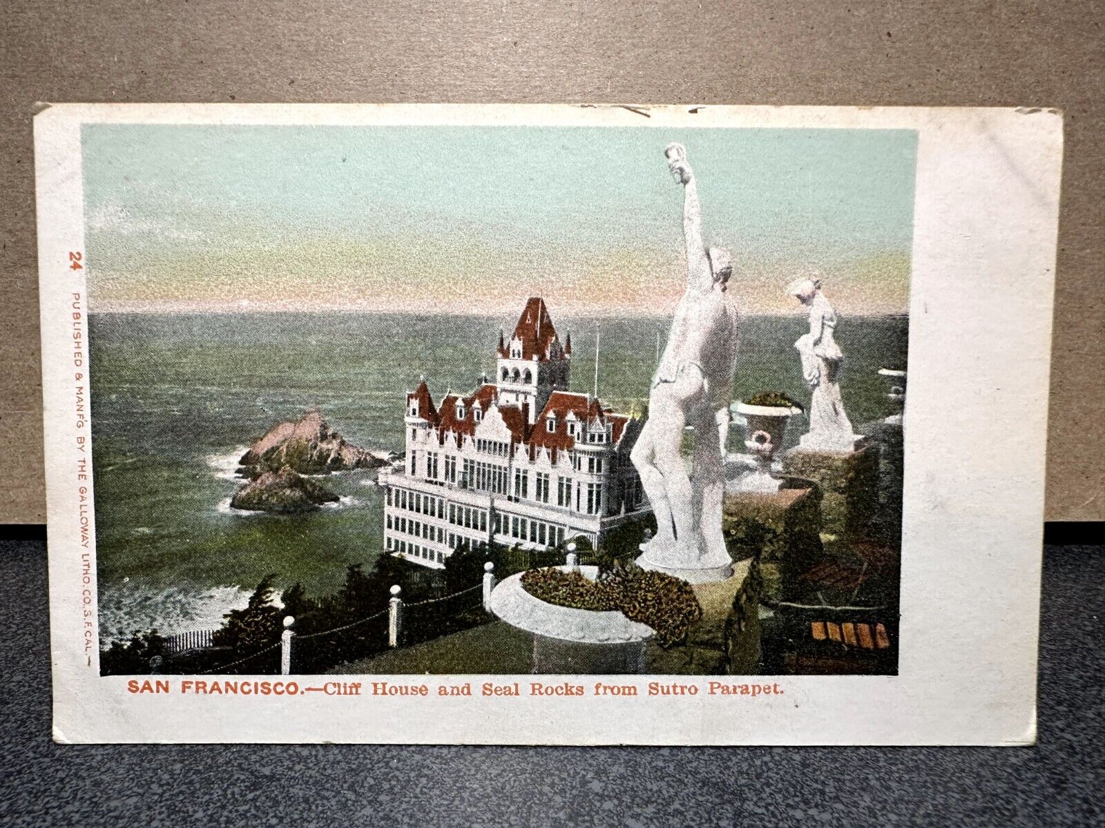 Cliff House & Seal Rocks, San Francisco, California, 1910 USA Unposted Postcard