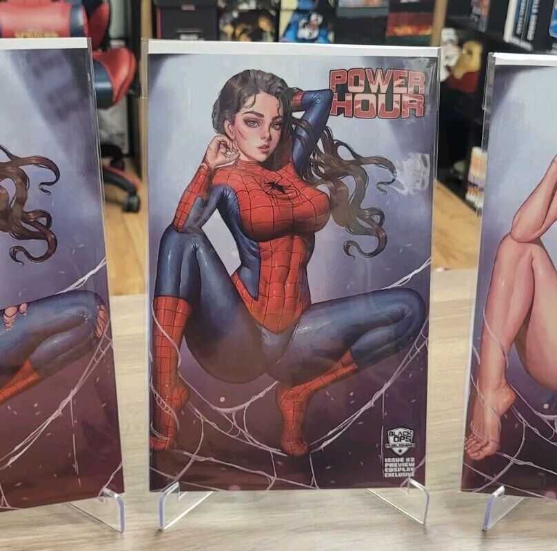 Power Hour #2 Preview  Dravacus Spider-Girl Cosplay Full Set Limited Sold Out