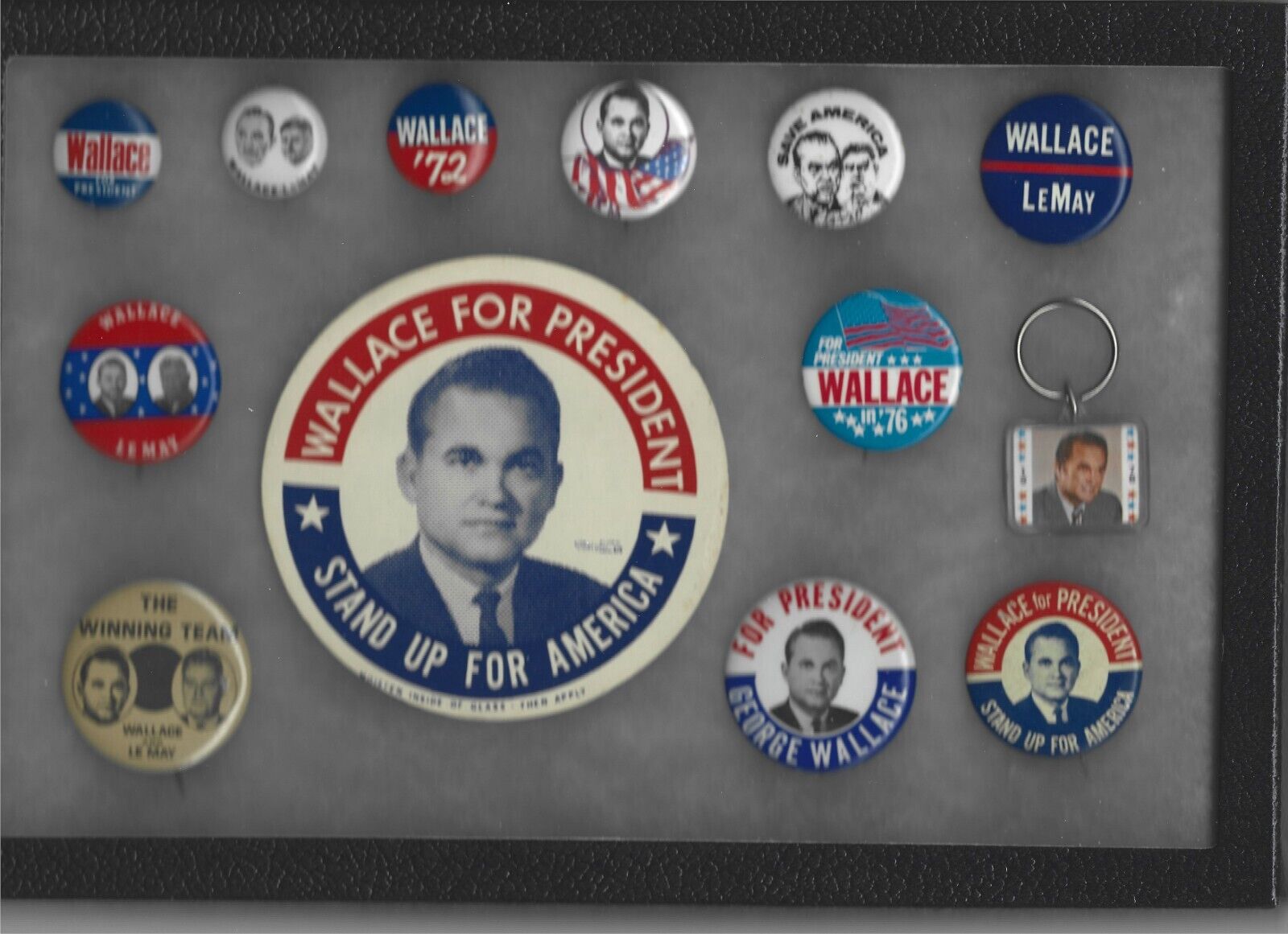 Group Lot George Wallace Presidential Political Campaign Buttons Alabama
