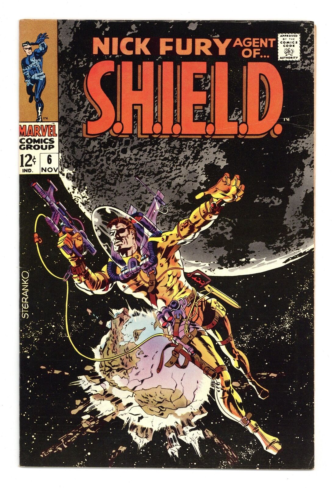 Nick Fury Agent of SHIELD #6 FN- 5.5 1968