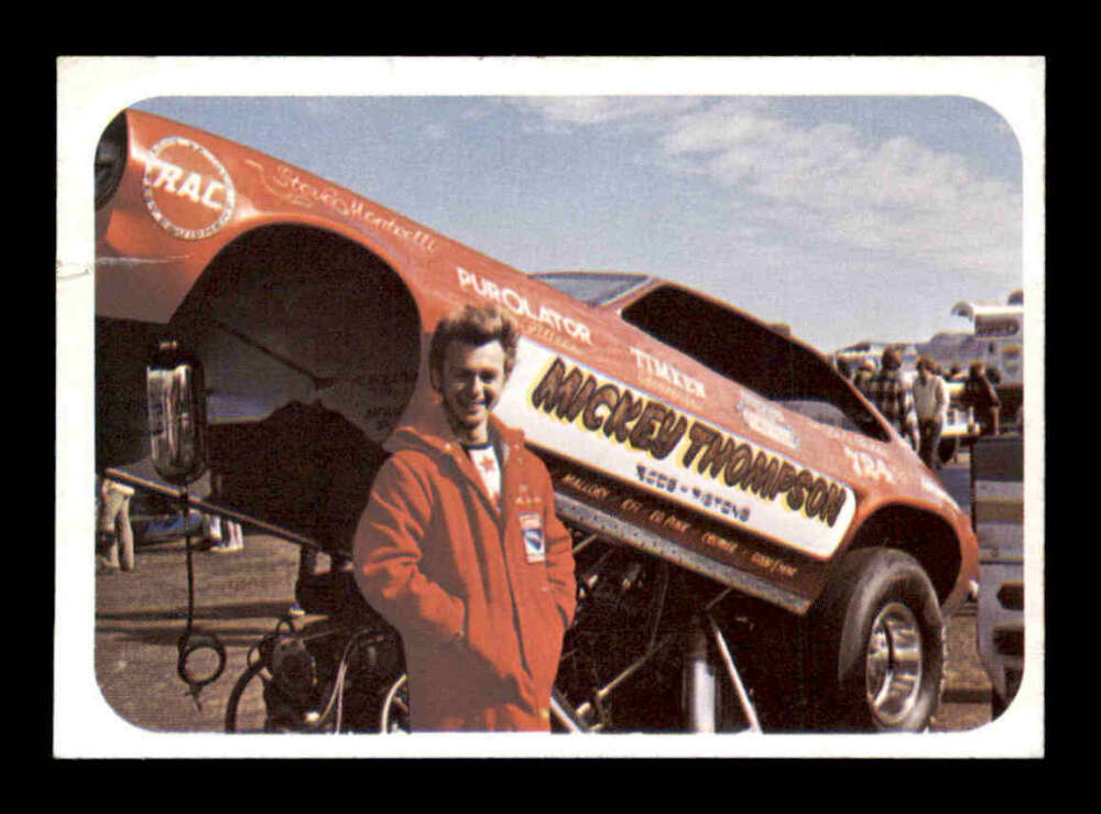 1973 Fleer AHRA Race USA #45 Mickey Thompson   VGEX X2642493