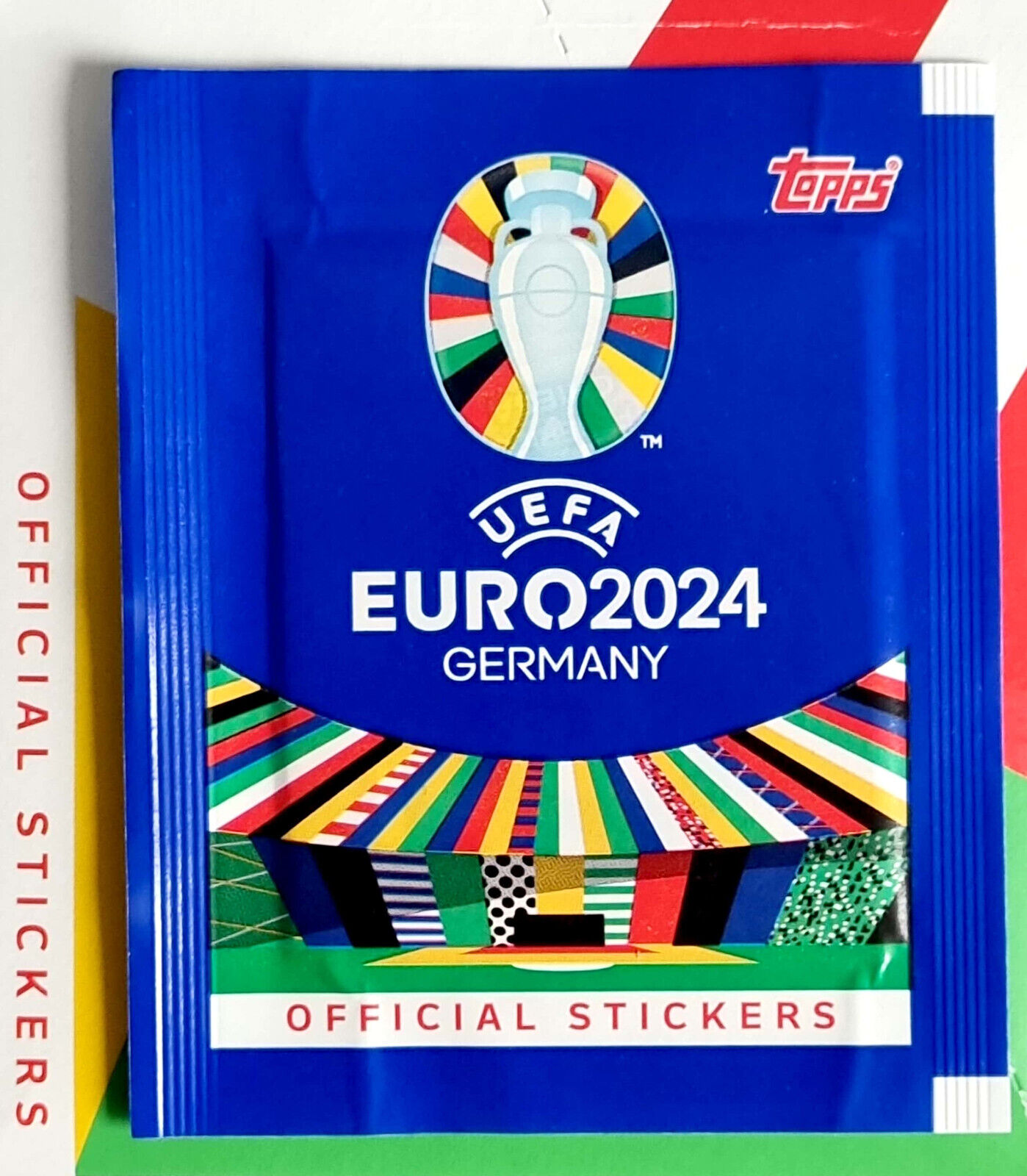 Topps UEFA EURO 2024 stickers -- 50 packs = 300 stickers -- new/original packaging