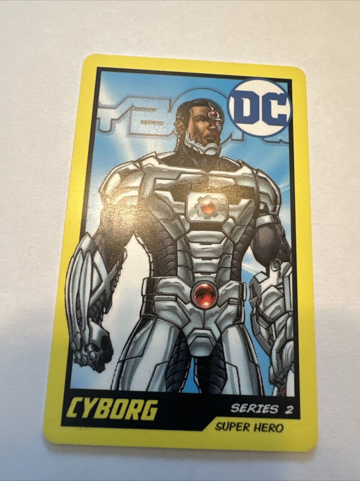 Dc Comic Arcade Card Cyborg Pusher Series  2 Barcoded For Scene 75