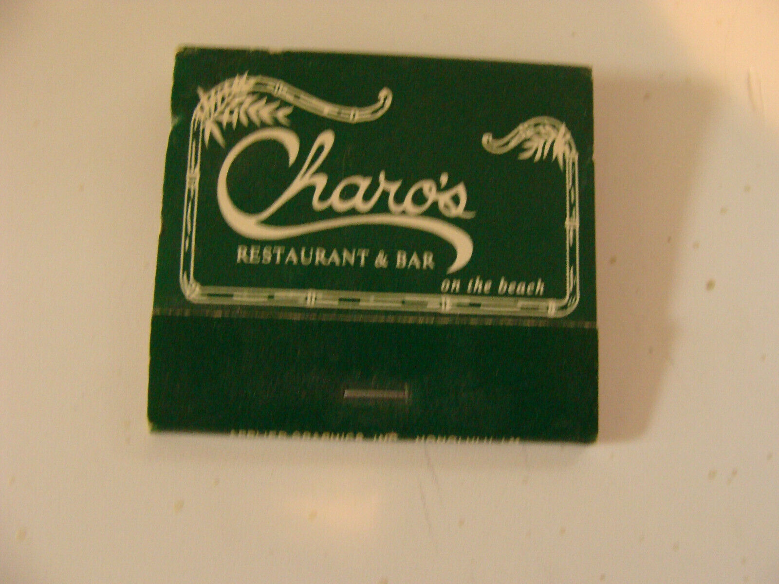 Kauai Hawaii Charo\'s Restaurant & Bar Matchbook 