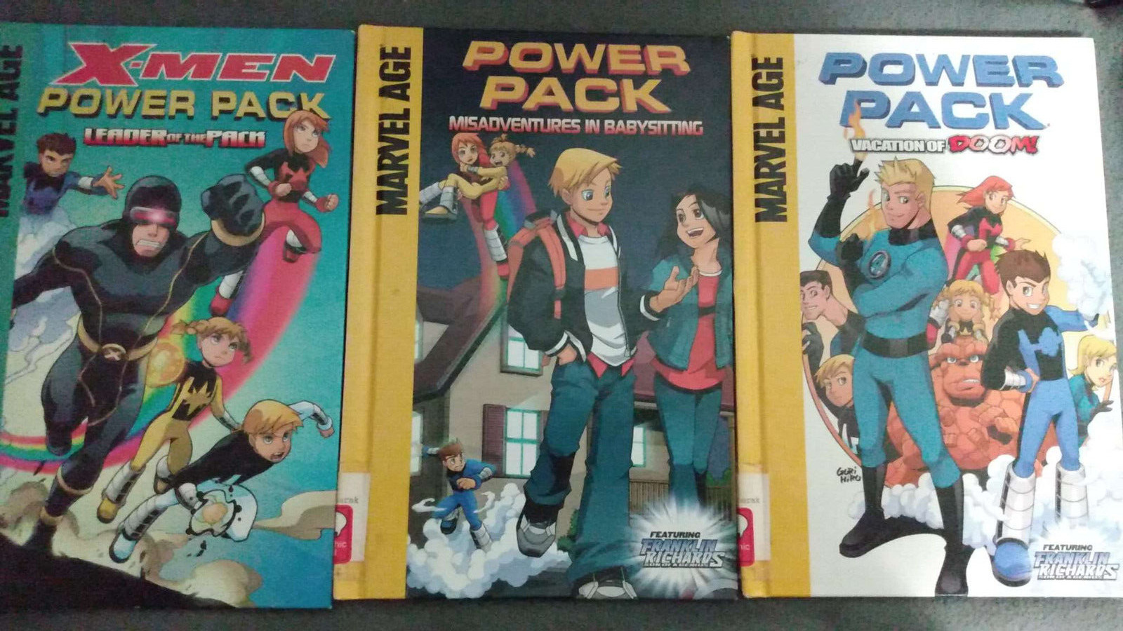 Marvel Age Power Pack X-Men Leader of the Pack+ HC (2007) Marvel Comics $4 Ship
