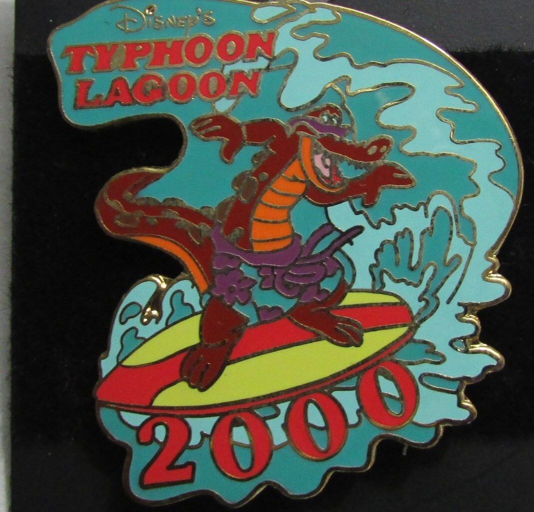 Disney WDW Typhoon Lagoon Lagoona Gator Water Parks Pin **