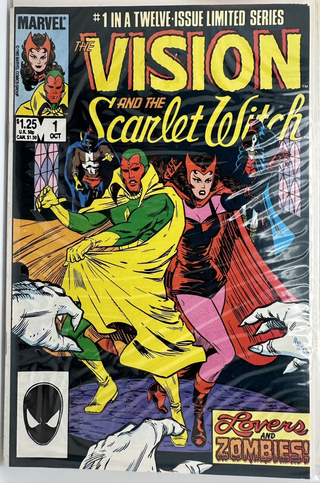 Vintage 1985 The Vision And The Scarlet Witch #1 Marvel Comics