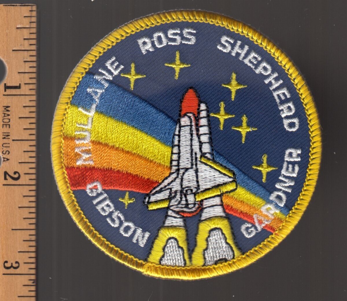 1988 Shuttle Atlantis STS-27R embroidered patch Gibson Ross Shepherd (A10