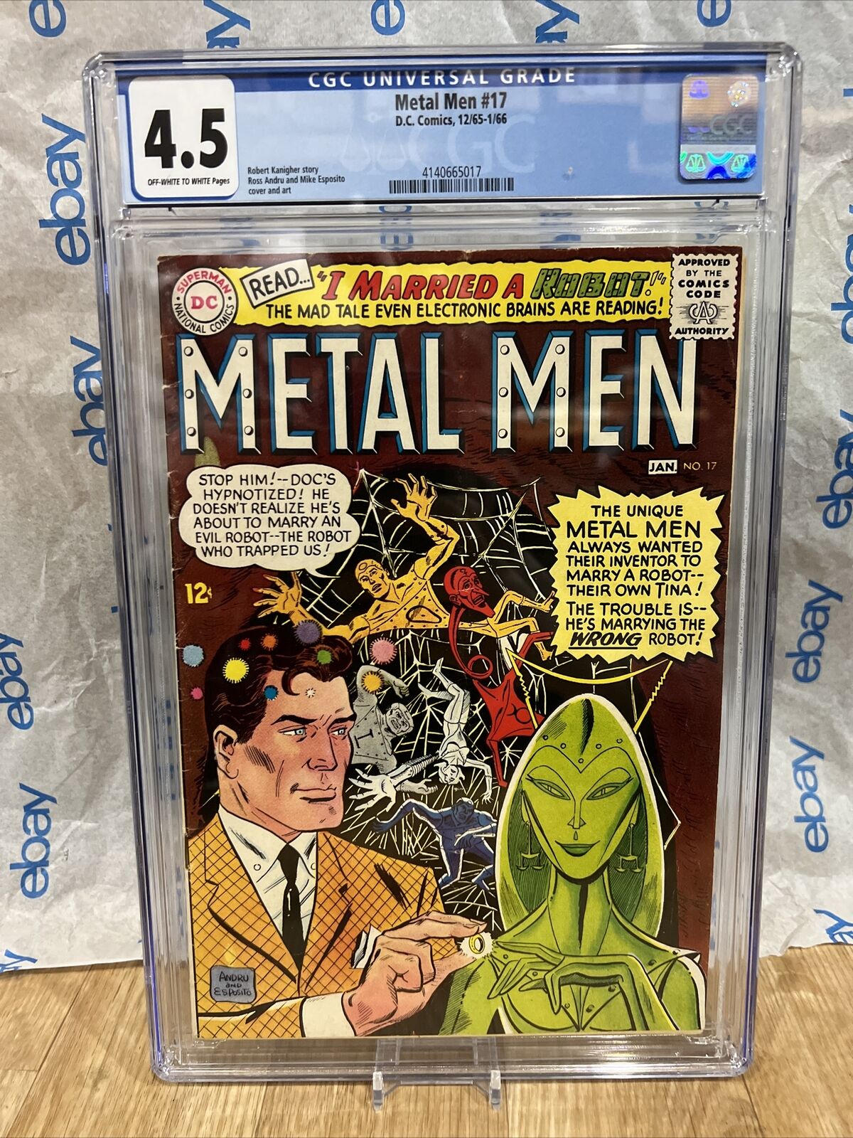 Metal Men #17 CGC 4.5 1966 DC Comics  New Slabs Comic