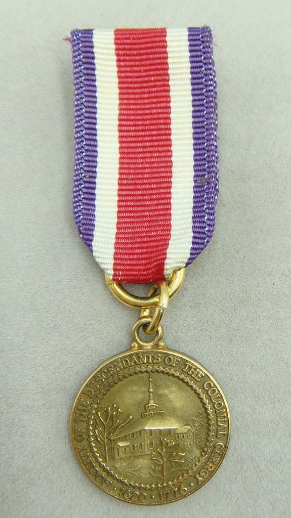 Society of the Descendants of the Colonial Clergy - Miniature Medal Ribbon