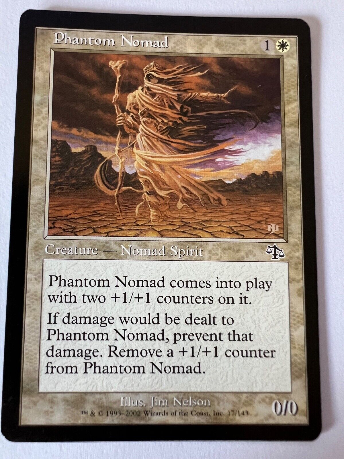 MTG Magic The Gathering Judgment Phantom Nomad Common LP