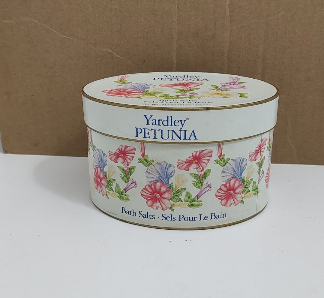 Vtg YARDLEY PETUNIA Perfumed Bath Salts Powder NEW 10 oz Sealed Bag