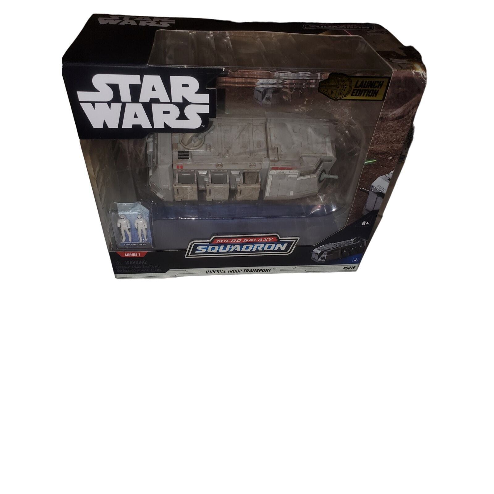 Star Wars Micro Galaxiy Squadron Imperial troop transport launch edition