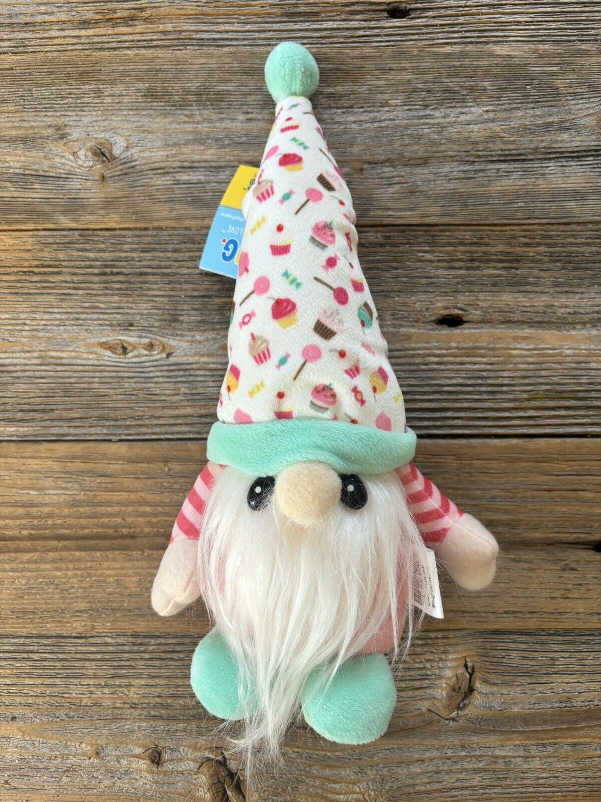 HUG Feel The Love Plush Gnomie Collection HAPPY Loves Cupcakes Donuts All Sweets