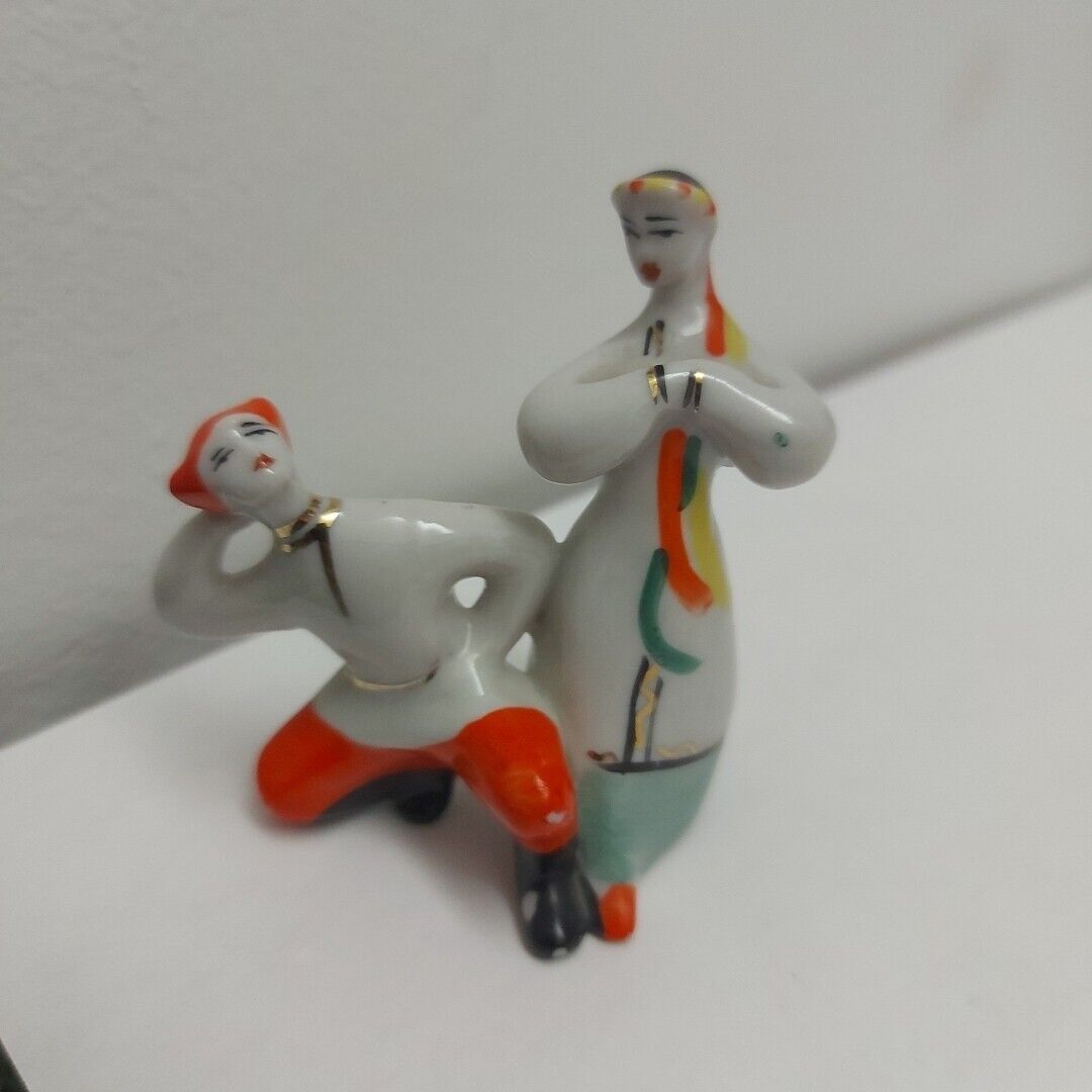 Vintage USSR Porcelain Figurine  Dancing .1980 s.